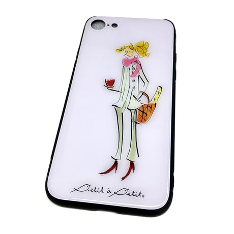 【注文後キャンセル不可】iPhoneガラスケース【パリジェンヌシリーズ】（全３柄）