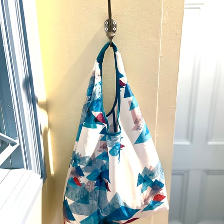 新商品【虹花】　ポケットサイズに畳めるエコバッグ