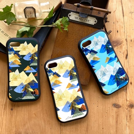 【注文後キャンセル不可】iPhoneグリップケース【山】（全6色）