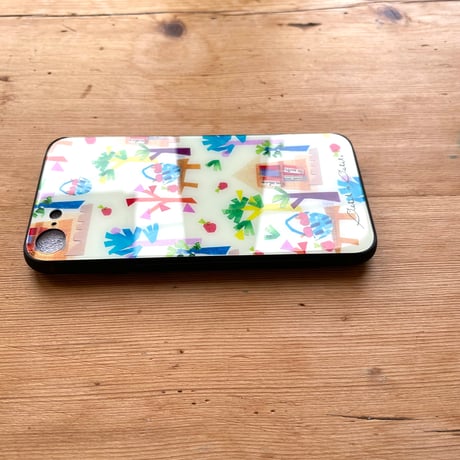 【注文後キャンセル不可】iPhoneガラスケース【森】（全２色）