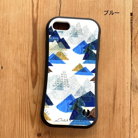 【注文後キャンセル不可】iPhoneグリップケース【山】（全6色）
