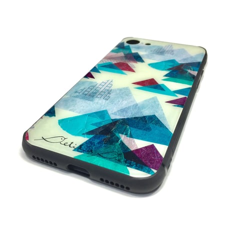 【注文後キャンセル不可】iPhoneガラスケース【山】（全6色）