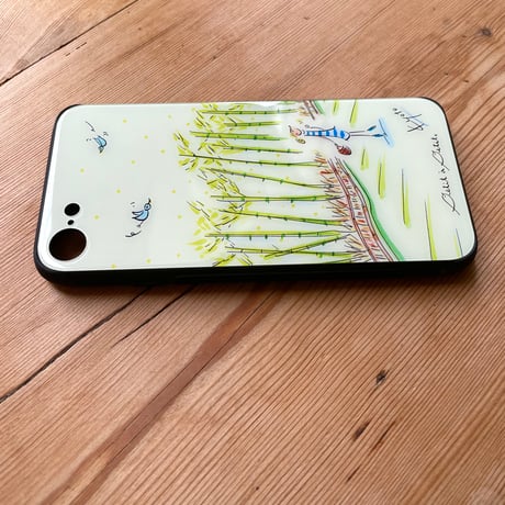 【注文後キャンセル不可】iPhoneガラスケース【KYOTO竹】