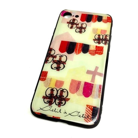 【注文後キャンセル不可】iPhoneガラスケース【チロル】