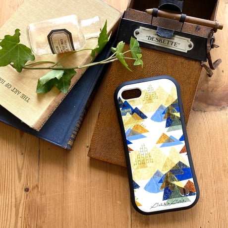 【注文後キャンセル不可】iPhoneグリップケース【山】（全6色）