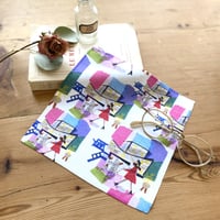 マイクロファイバークロス【ミュゼ】【本】【図書館】【チロル】（全４柄）