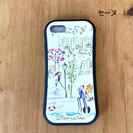 【注文後キャンセル不可】iPhoneグリップケース【セーヌ・マルシェ・KYOTO 】