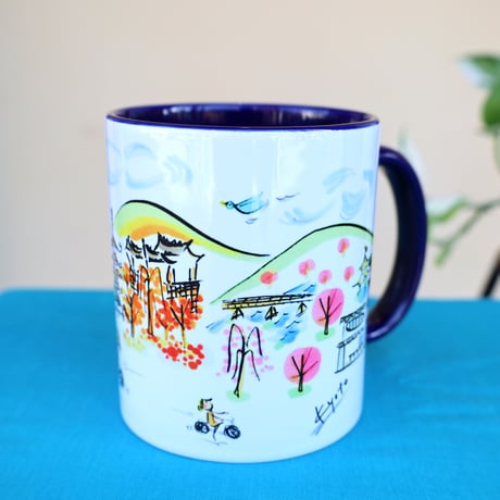 バイカラーマグカップ【KYOTO】
