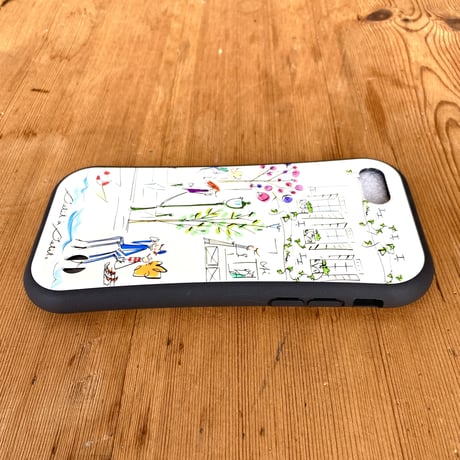【注文後キャンセル不可】iPhoneグリップケース【セーヌ・マルシェ・KYOTO 】