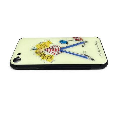 【注文後キャンセル不可】iPhoneガラスケース【パリジェンヌシリーズ】（全３柄）