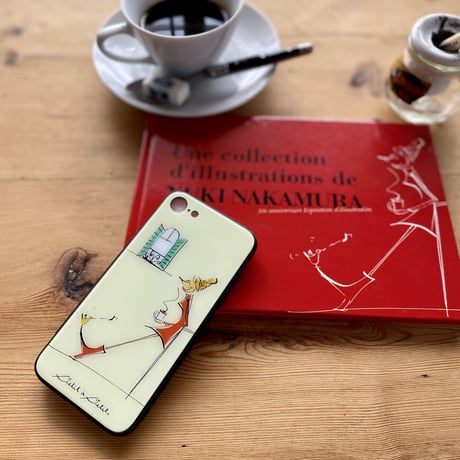 【注文後キャンセル不可】iPhoneガラスケース【パリジェンヌシリーズ】（全３柄）