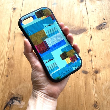 【注文後キャンセル不可】iPhoneグリップケース【壁３色】