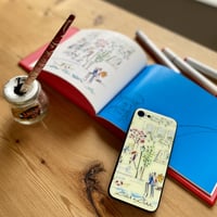【注文後キャンセル不可】iPhoneガラスケース【セーヌ】