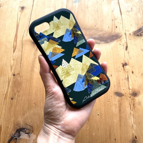 【注文後キャンセル不可】iPhoneグリップケース【山】（全6色）