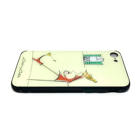 【注文後キャンセル不可】iPhoneガラスケース【パリジェンヌシリーズ】（全３柄）