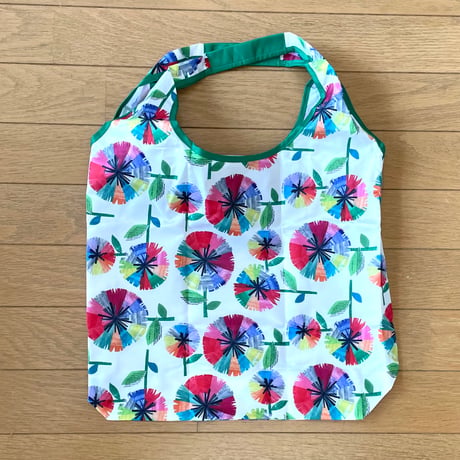 新商品【虹花】　ポケットサイズに畳めるエコバッグ