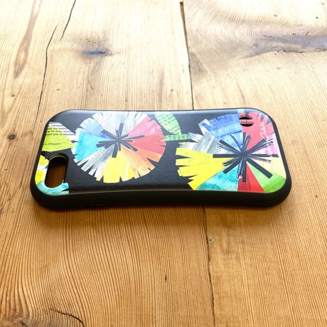 【注文後キャンセル不可】iPhoneグリップケース【虹花4色】