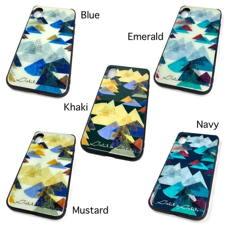 【注文後キャンセル不可】iPhoneガラスケース【山】（全6色）