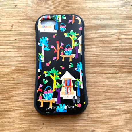 【注文後キャンセル不可】iPhoneグリップケース【森】（全2色）
