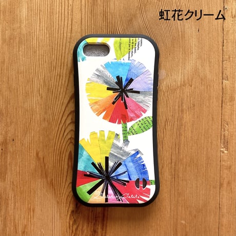 【注文後キャンセル不可】iPhoneグリップケース【虹花4色】