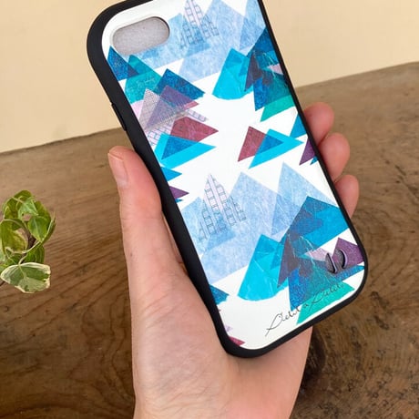 【注文後キャンセル不可】iPhoneグリップケース【山】（全6色）