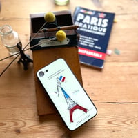 【注文後キャンセル不可】iPhoneガラスケース【エッフェル】