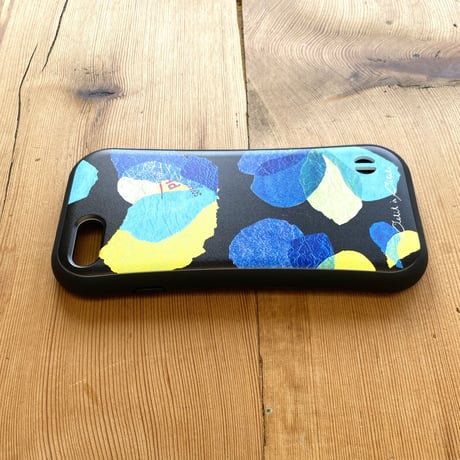 【注文後キャンセル不可】iPhoneグリップケース【花】(全４色）