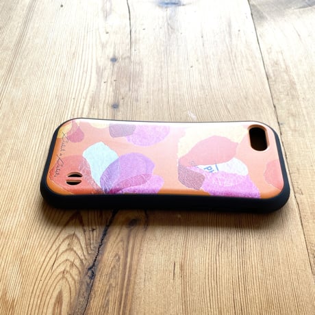 【注文後キャンセル不可】iPhoneグリップケース【花】(全４色）