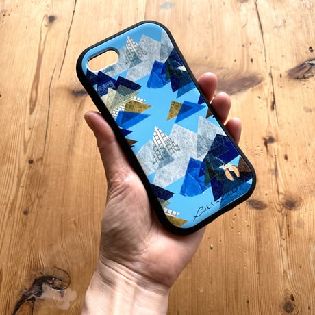 【注文後キャンセル不可】iPhoneグリップケース【山】（全6色）