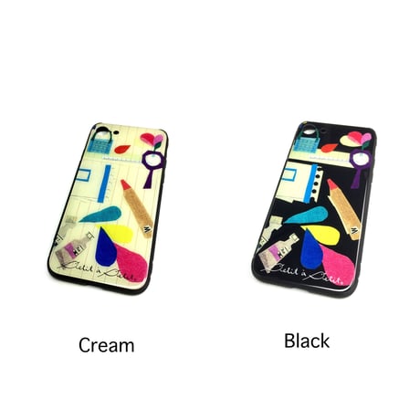 【注文後キャンセル不可】iPhoneガラスケース【文房具】（全２色）