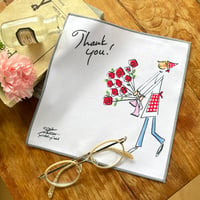 マイクロファイバークロス【YUKI NAKAMURA  illustration】（Thank you）