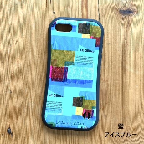 【注文後キャンセル不可】iPhoneグリップケース【壁３色】