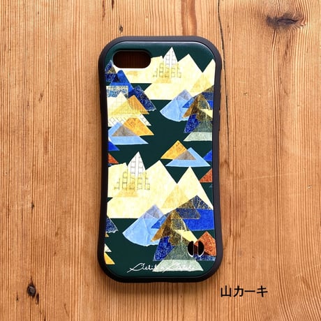【注文後キャンセル不可】iPhoneグリップケース【山】（全6色）