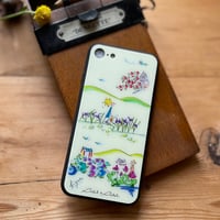 【注文後キャンセル不可】iPhoneガラスケース【KYOTO花】