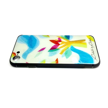 iPhoneガラスケース・Mサイズ【鳥】（全４色）