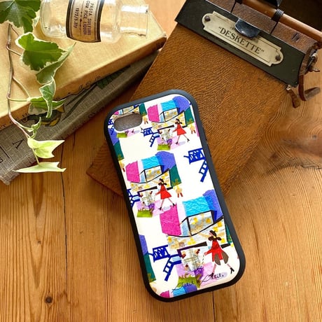 【注文後キャンセル不可】iPhoneグリップケース【ミュゼ・チロル】