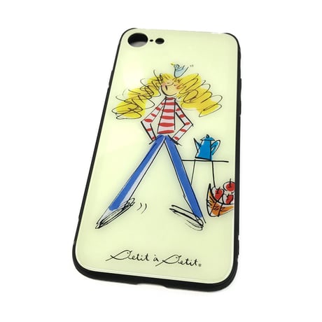 【注文後キャンセル不可】iPhoneガラスケース【パリジェンヌシリーズ】（全３柄）