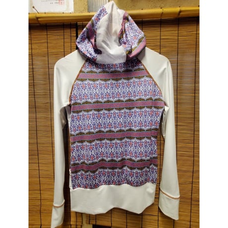 chami LONG SLEEVE フードラッシュ Arabian White