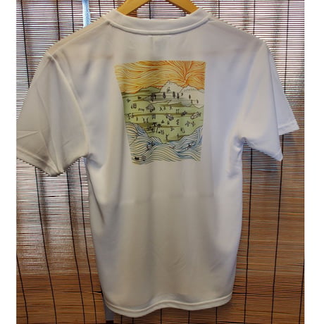 LIBGREEN DRY MESH Tee DKC B-Color WHITE