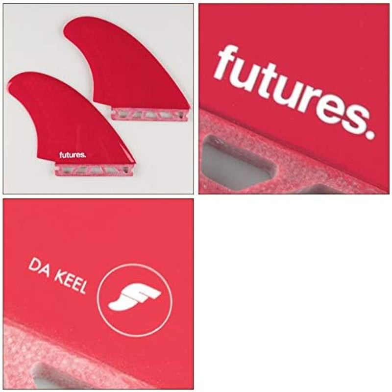 FUTURES RTM HEX DA KEEL RED TWINFIN | SUP Colony