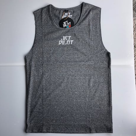 JETPILOT ALL DAY MUSCLE TANK GREY M