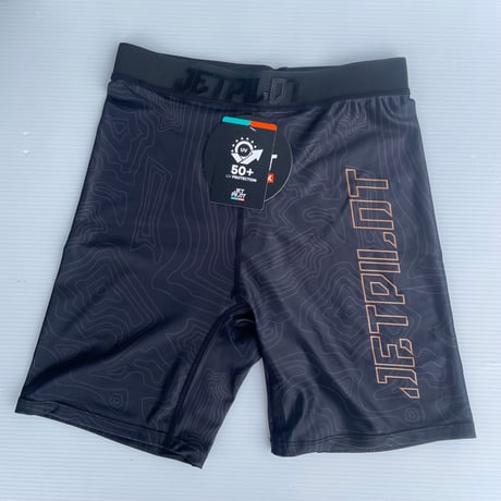 JET PILOT MENS RASHIE UNDERSHORT Black