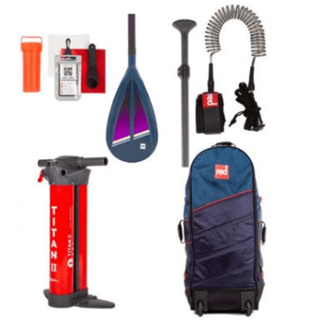 RED PADDLE 10'6 RIDE PURPLE INFLATABLE PADDLE BOARD PACKAGE