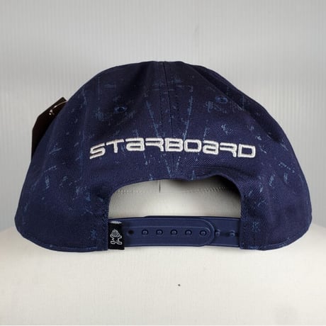 STARBOARD  STAR TIKI FLAT BILL CAP NAVY