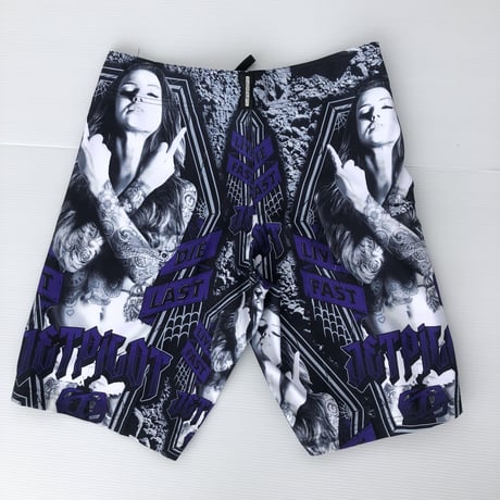 JETPILOT  DIE LAST BOARDSHORT Black/Purple