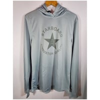 STARBOARD 23 ALL STAR LONG SLV HOODIE WATER SHIRT GREY