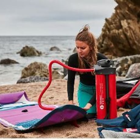 RED PADDLE 10'6 RIDE PURPLE INFLATABLE PADDLE BOARD PACKAGE