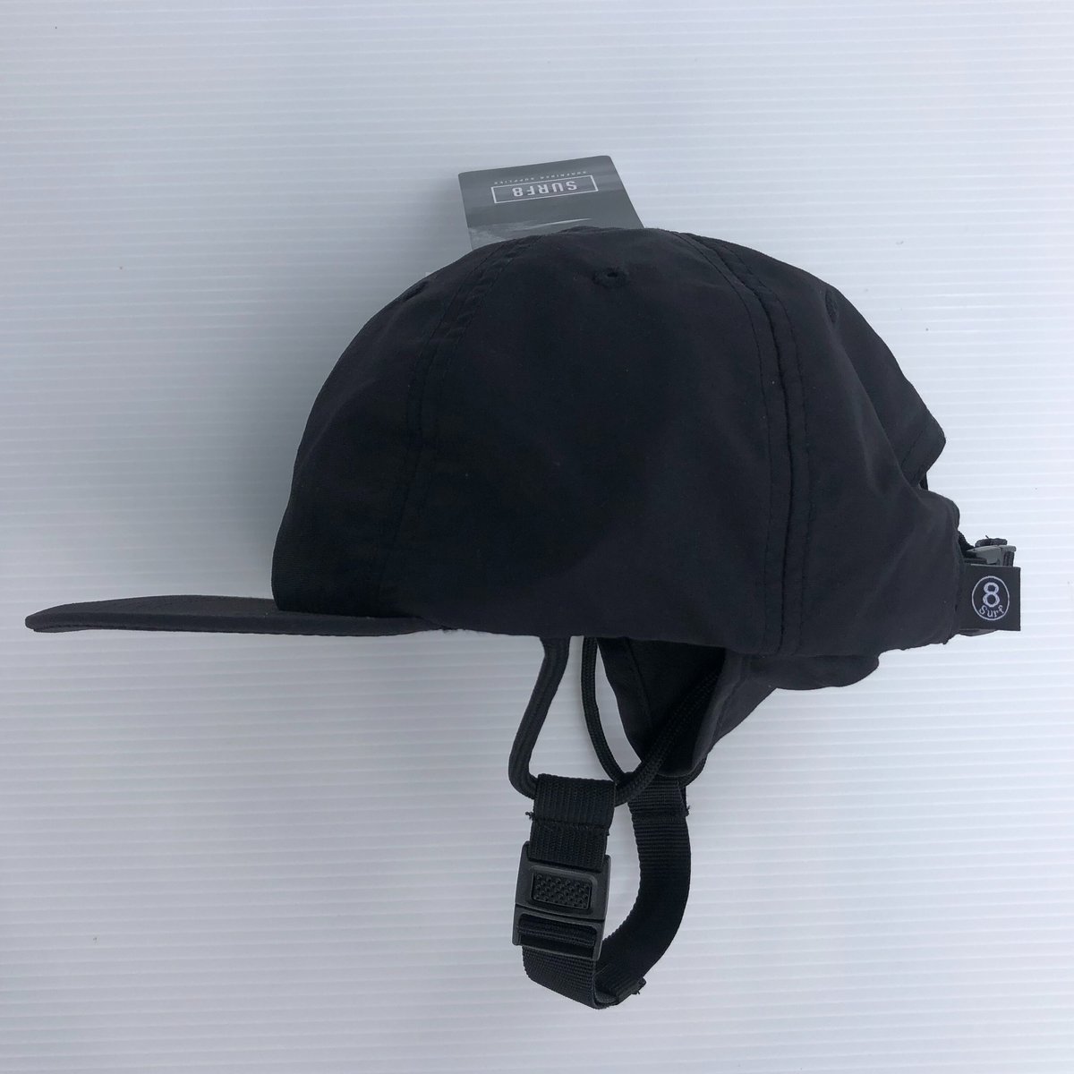 SURF8 撥水SURFシャドウキャップ BLACK / 短ツバ | SUP Colony