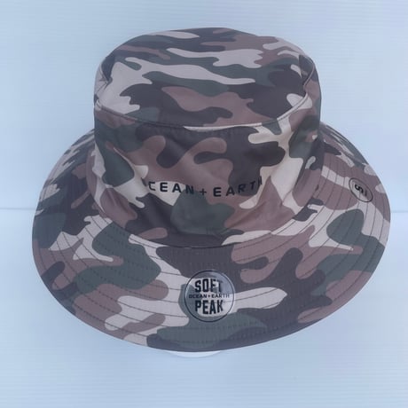 O&E BINGIN LW SOFT PEAK SURF HAT CAMO