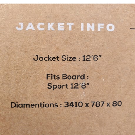 RED ORIGINAL UV BOARDJACKET 12'6